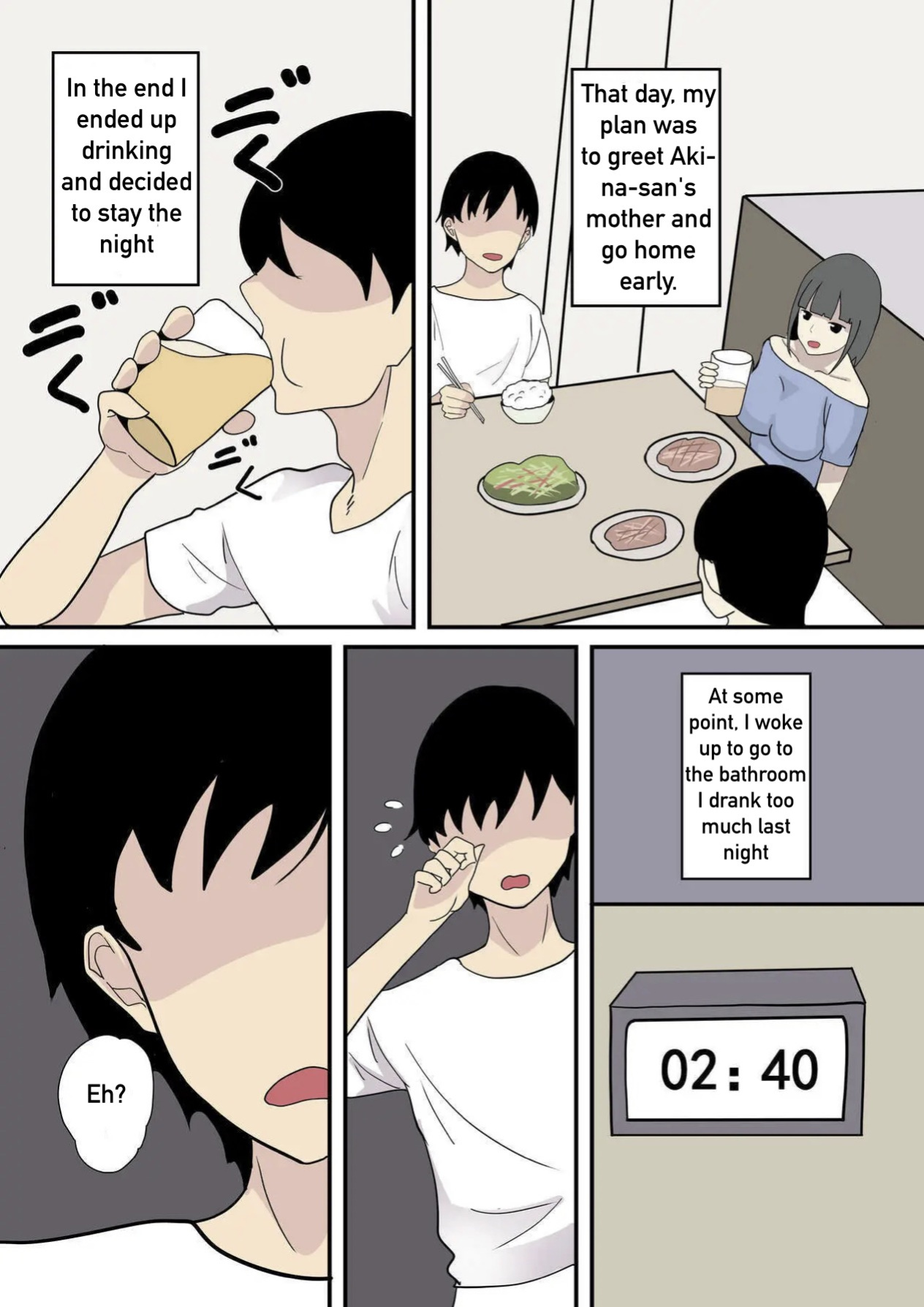 Invited by her mother