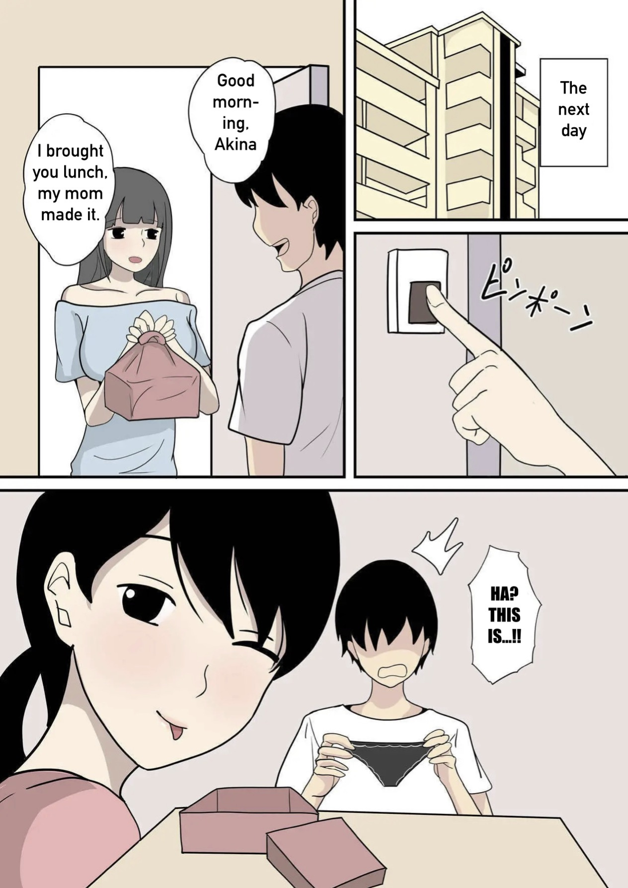 Invited by her mother