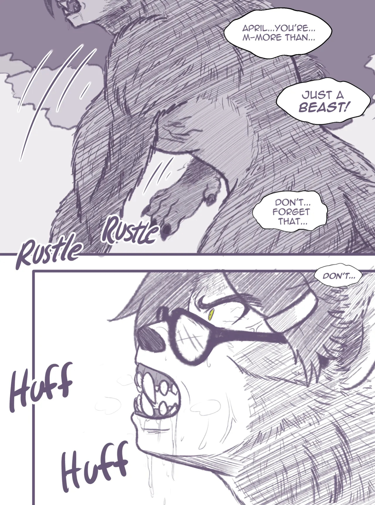 [PerfectDuwang] April Collins Sketch Comic
