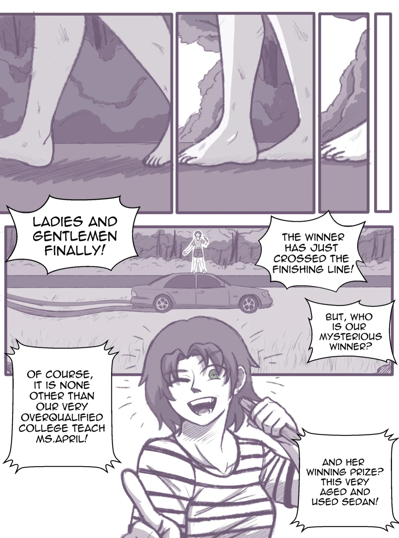 [PerfectDuwang] April Collins Sketch Comic