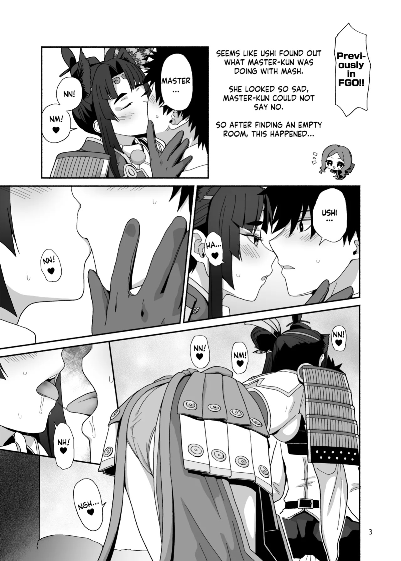 (C102) [Tsukinami Days (Kiya Hajime)] Watashi to Itoshii Hito no Ohanashi | My life with my lovely servant(s) (Fate/Grand Order) [KM_42]