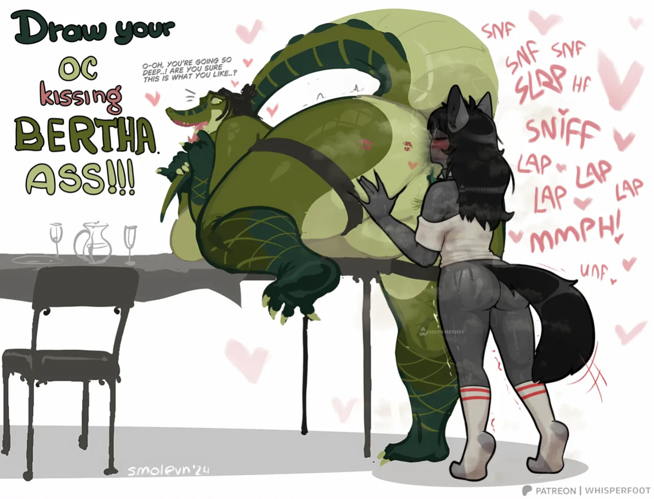 Whisperfoot - Kiss SAMI's Ass Draw Challenge????????????