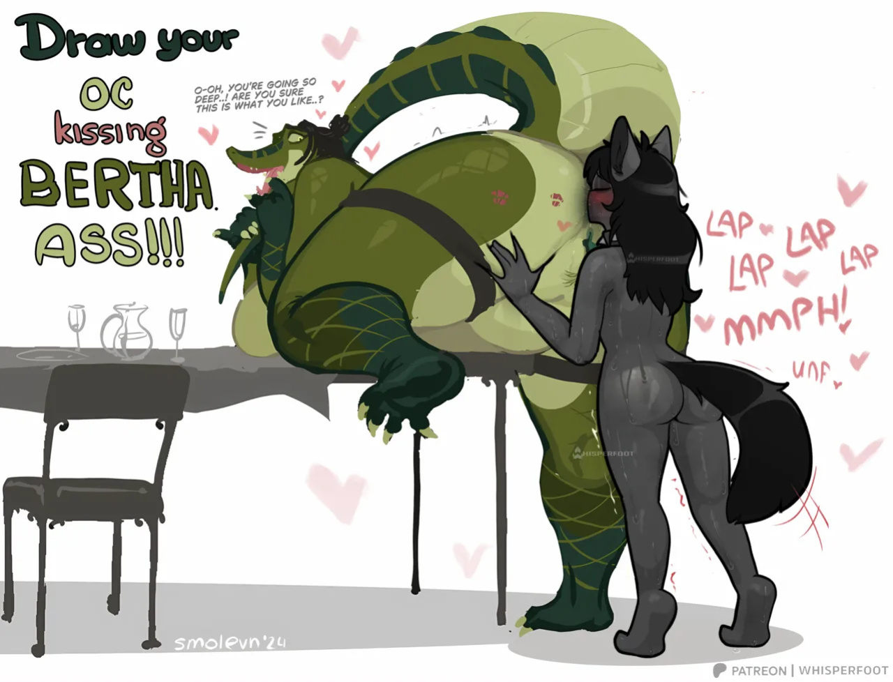 Whisperfoot - Kiss SAMI's Ass Draw Challenge????????????