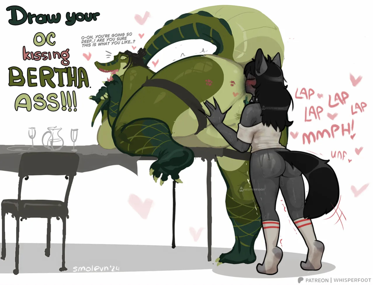 Whisperfoot - Kiss SAMI's Ass Draw Challenge????????????