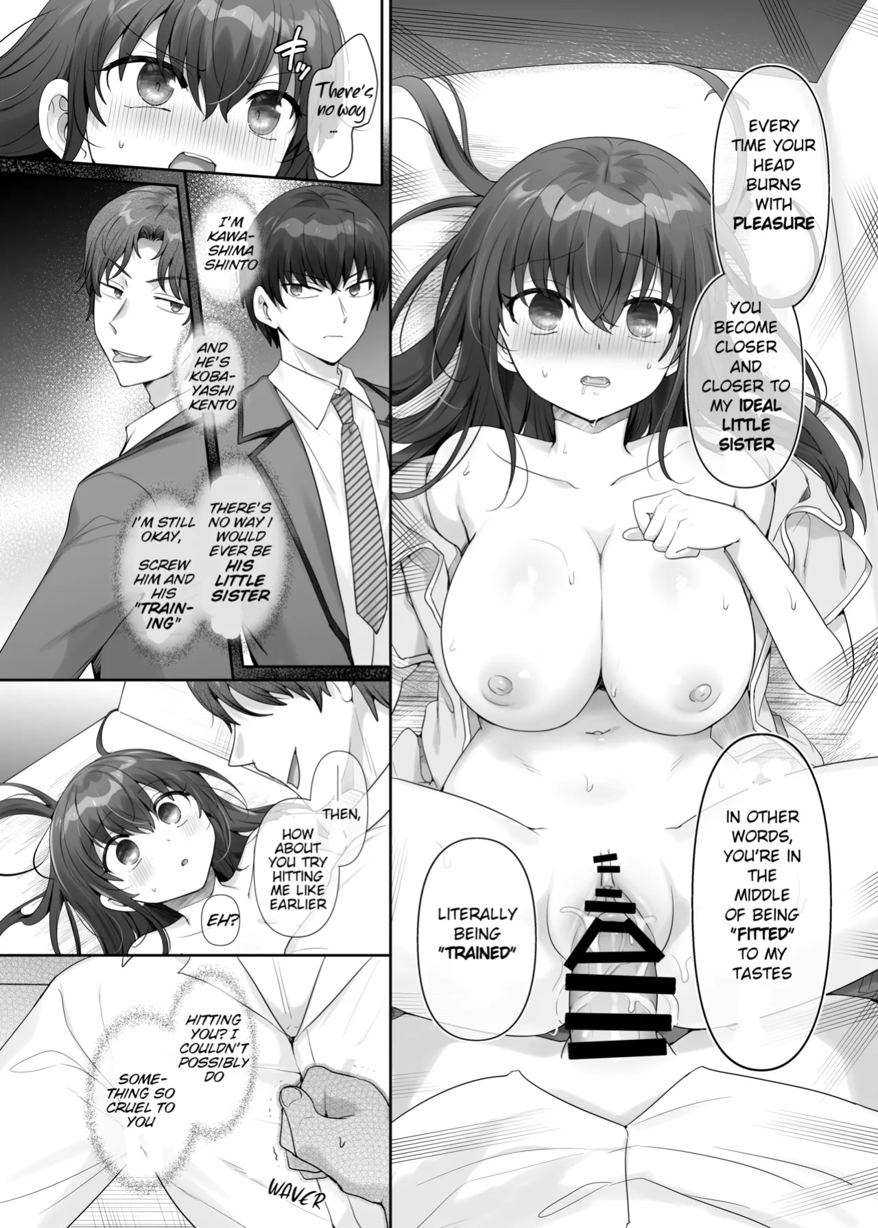 [Amuai Okashi Seisakusho (Hiiragi Popura, Ochita Ato Daisuki Samurai)] Ore wa Aitsu no Imouto Dorei | I'm (♂) His Little Sister Slave