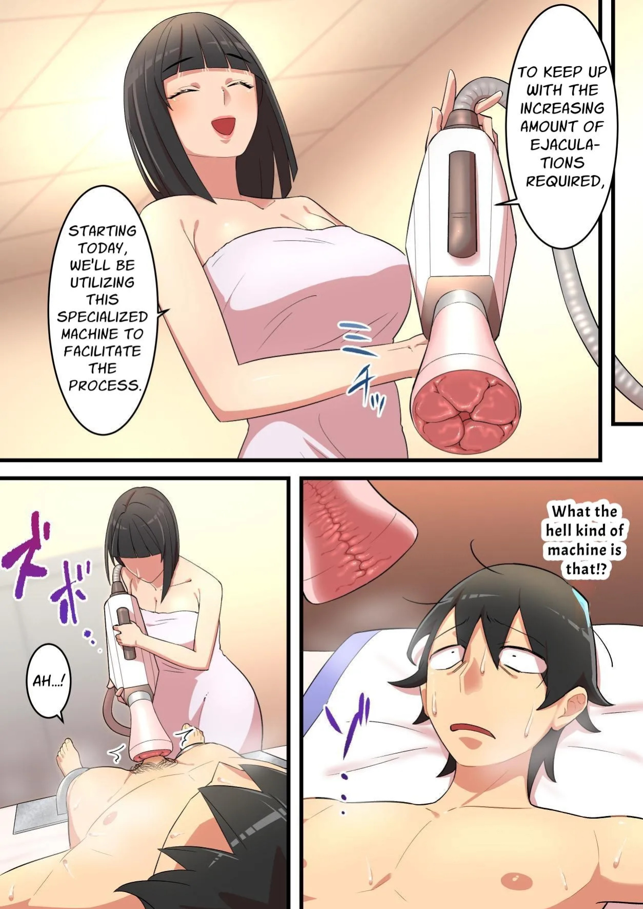 [ENG Ver.] Endlessly Milked In The Workplace - My Shady Job was a Semen Extraction Hell