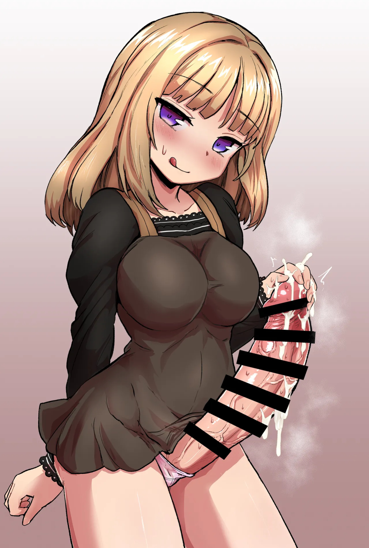 [Konnyaku Nabe (Magifuro Konnyaku)] Futanari self pleasure