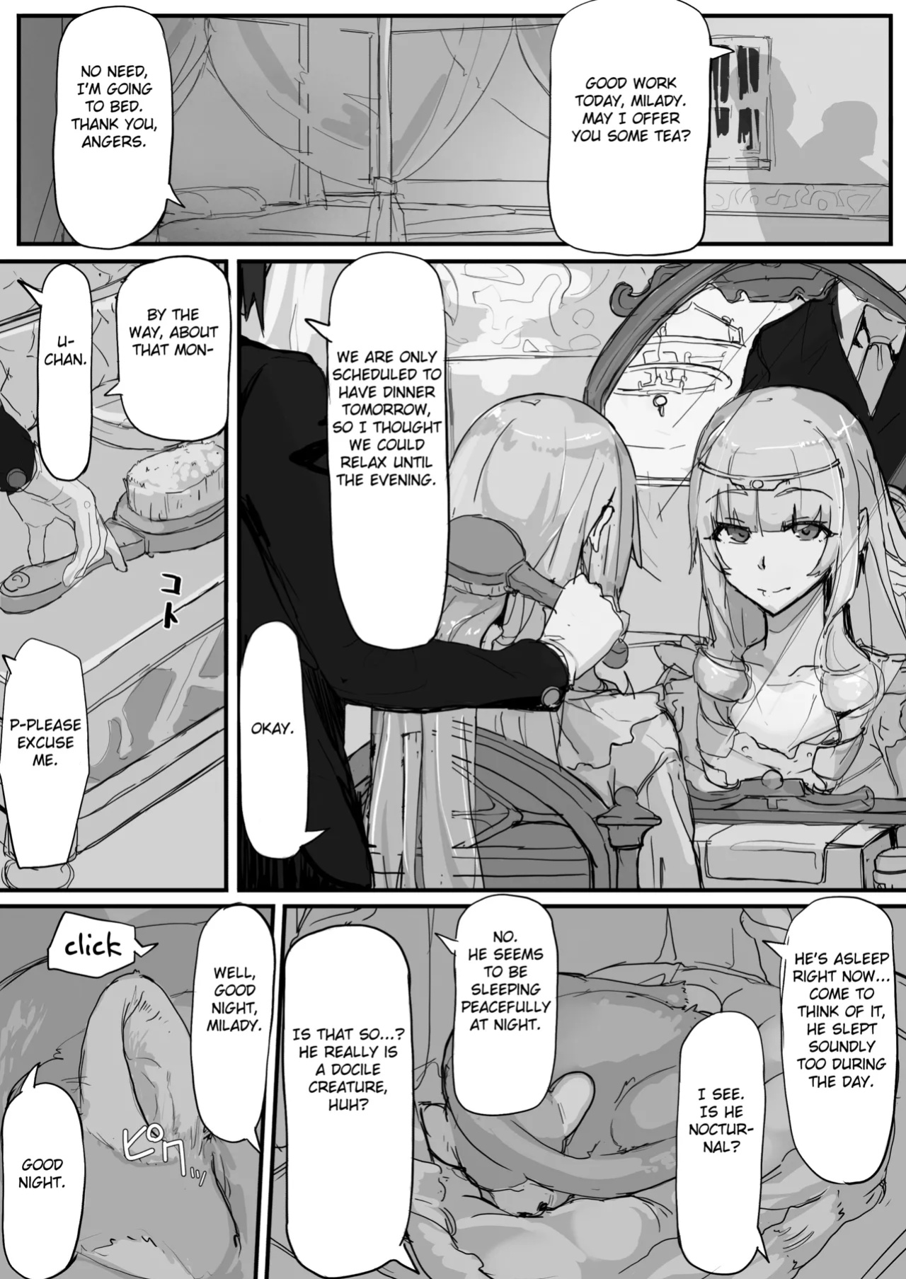 [Shirabe Shiki] Ojousama to Nemuri Saru