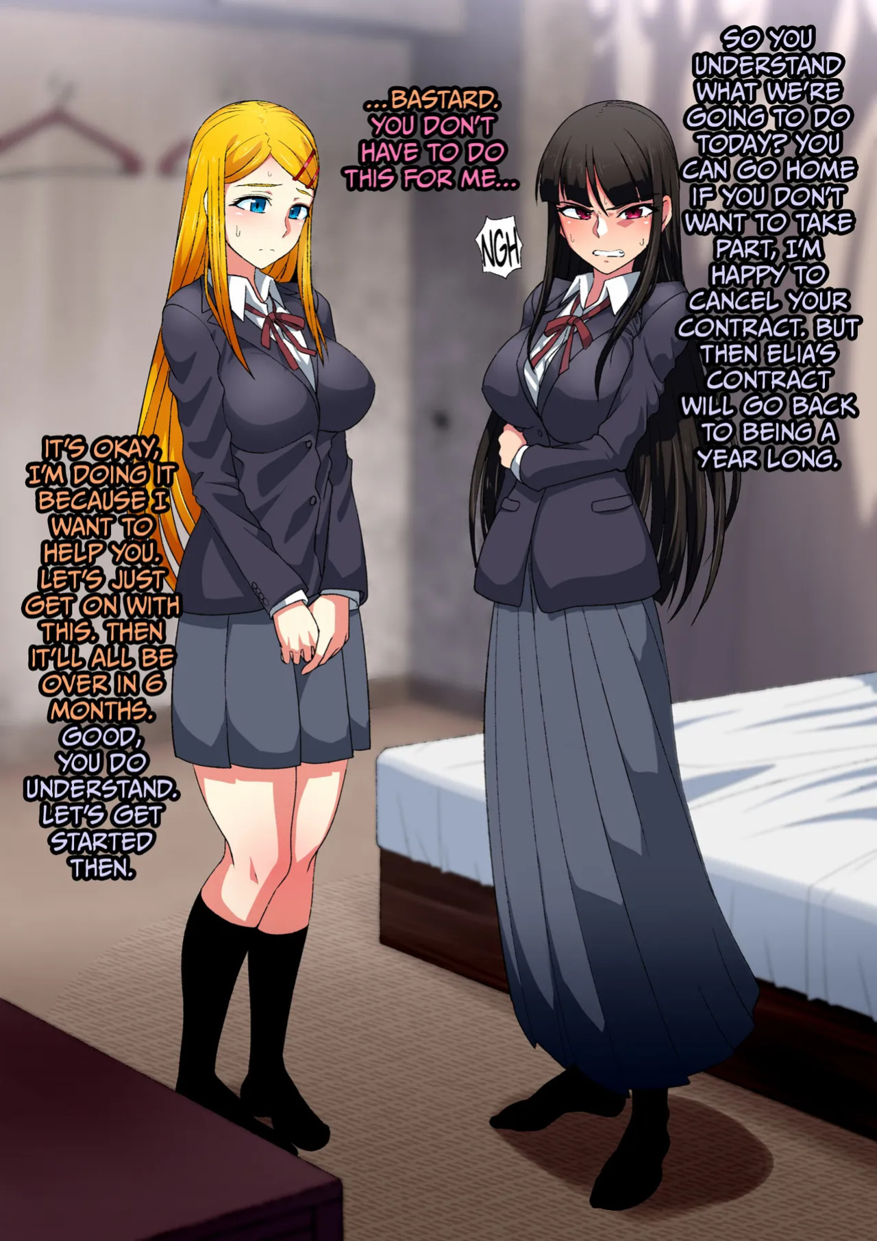 [Tsutakazura Mau Mau (Zassyu 2-gou)] A Tale of Friendship Between Girls in School Uniforms (ENG) =TB=