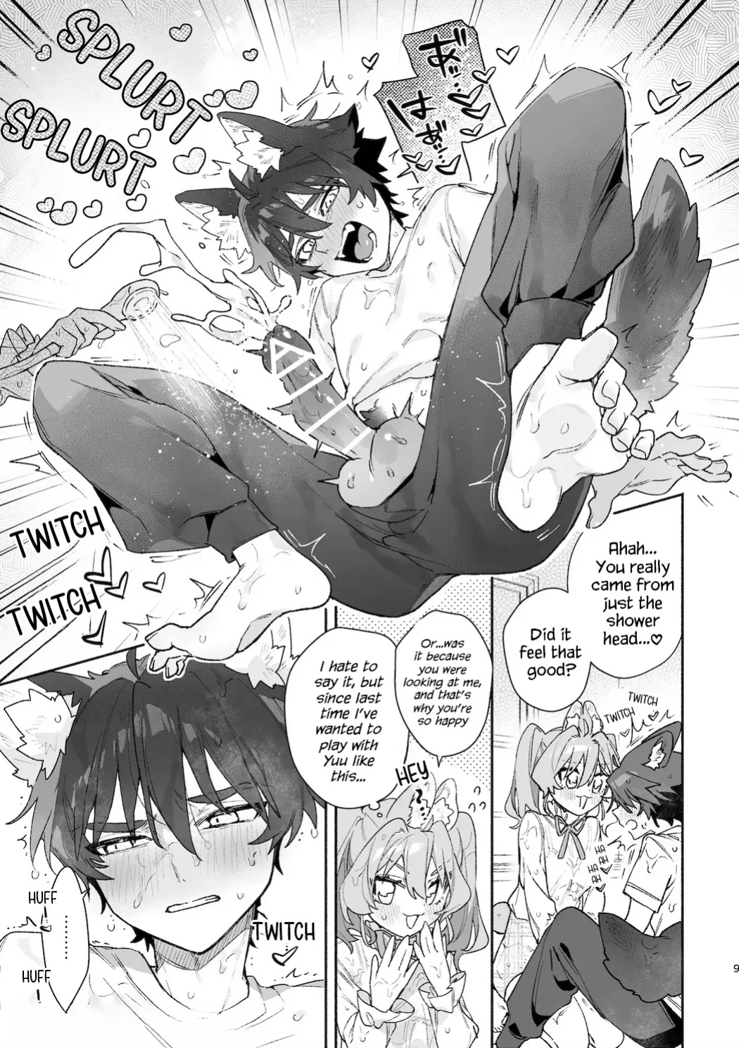 [UsachanGET] ♂ ga uke. Usagi-chan × ōkami-kun 2 | ♂ is the bottom. Rabbit-chan x Wolf-kun 2 [Lunaslurp]