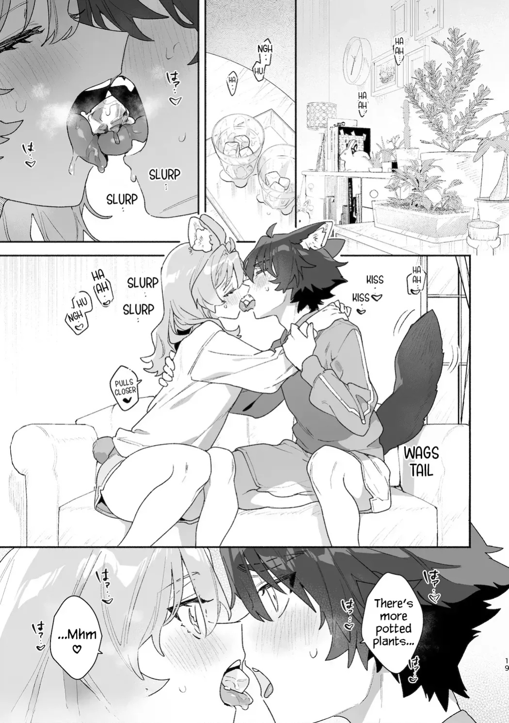 [UsachanGET] ♂ ga uke. Usagi-chan × ōkami-kun 2 | ♂ is the bottom. Rabbit-chan x Wolf-kun 2 [Lunaslurp]