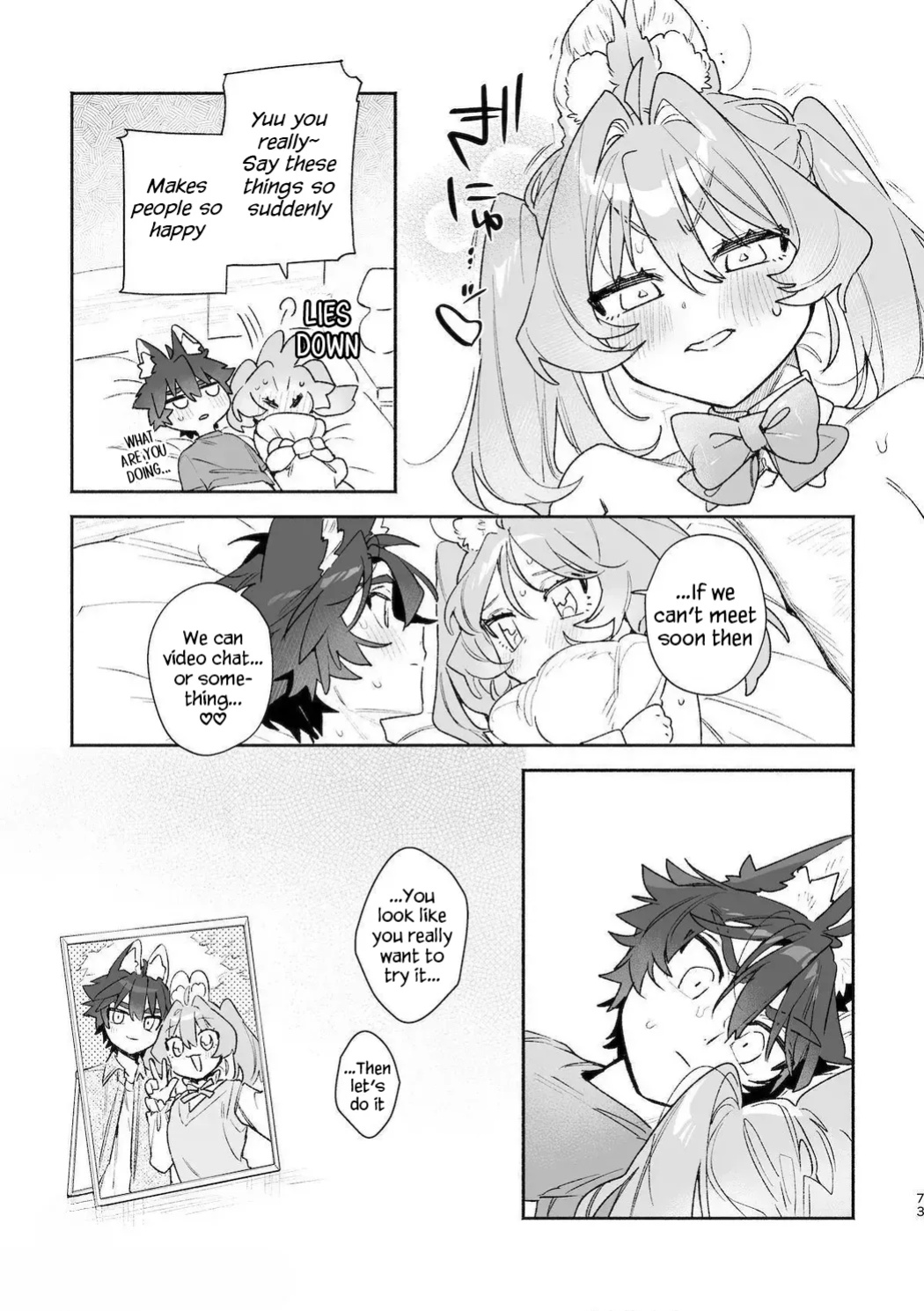 [UsachanGET] ♂ ga uke. Usagi-chan × ōkami-kun 2 | ♂ is the bottom. Rabbit-chan x Wolf-kun 2 [Lunaslurp]