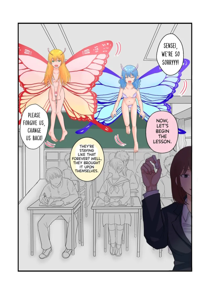 [Morino] (TS Manga) Bad Boys Who Don't Listen to the Lesson Should Become TS Fairies!