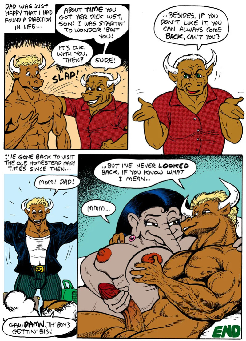 [Karno (Kjartan Arnorsson)] How Bull O'Brannon Came To Join the Animal Circus (colorized)