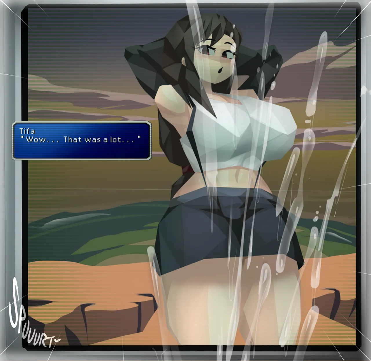[CaptainKirb] Low Poly Cumshots (Final Fantasy VII)
