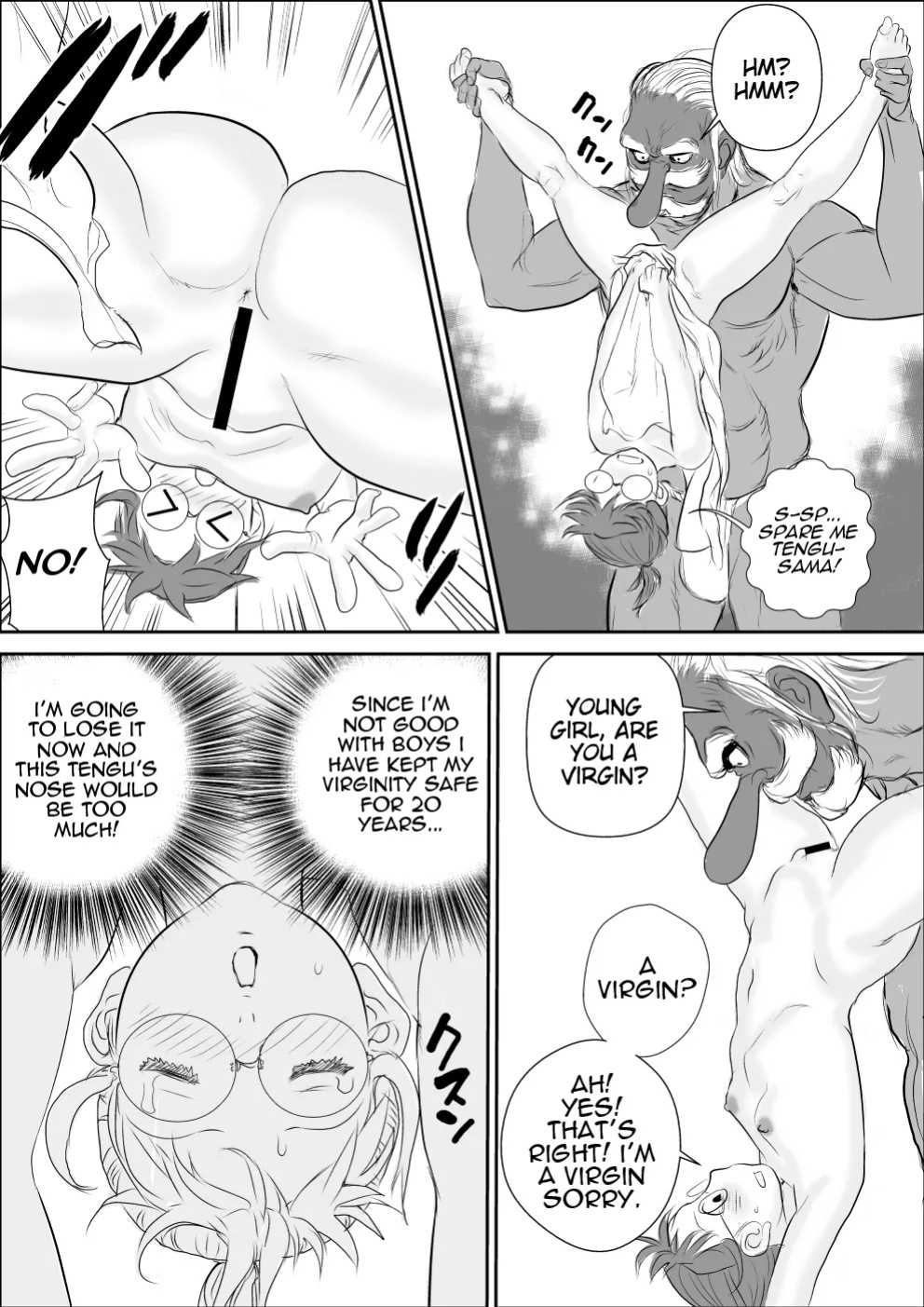 [Jinsukeya (Jinsuke)] Tengu-sama no Kamikakushi | Being Spirted Away by Tengus {Stopittarpit}