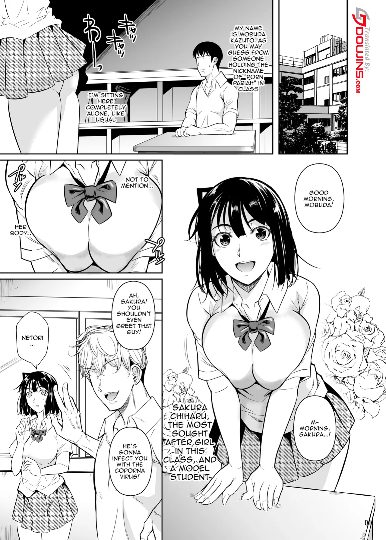 [Shoot The Moon (Fuetakishi)] Bocchi no Mob ga Tadashii Sentaku o Shite Seiso Shoujo to Tsukiau. Mochiron Sex mo Suru | A Loner Makes the Right Choices And Goes Out With a Seiso Girl. Of Course There's Sex As Well.