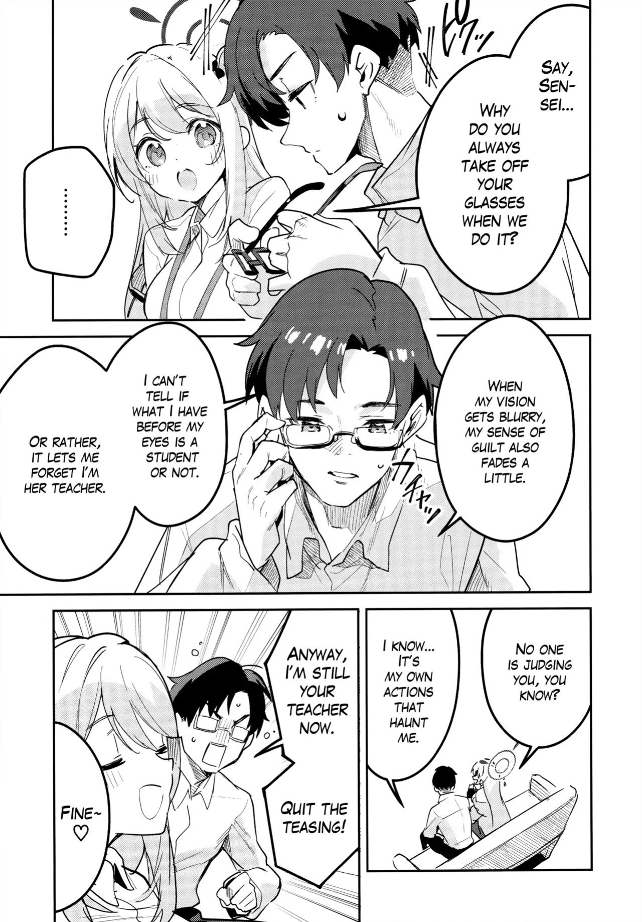 (C104) [Circle-FIORE (Ekakibit)] Ijiwaru na Seito | A Mischievous Student (Blue Archive) [The Blavatsky Project]
