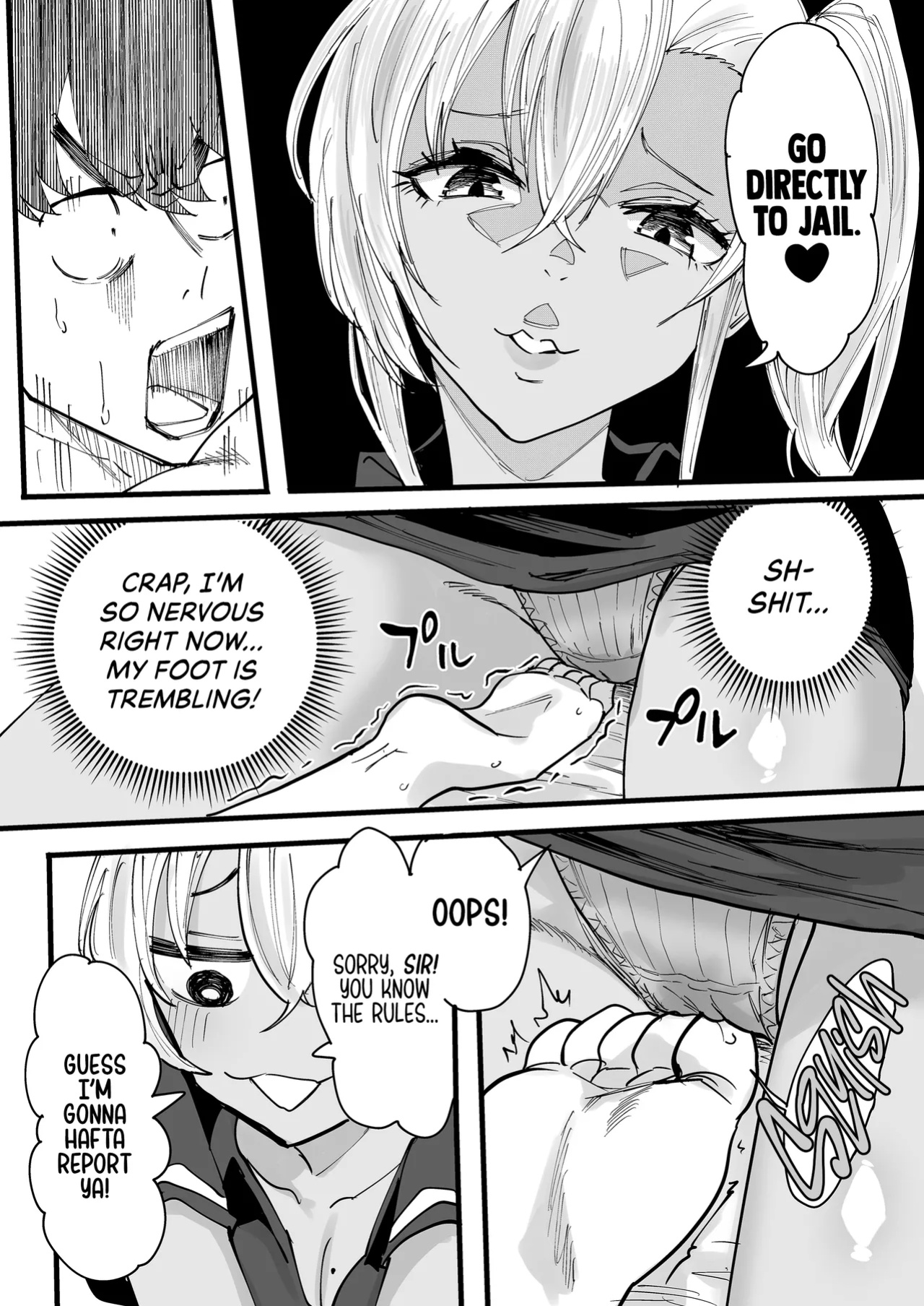[Kurohamya (Kurosu)] Kurogal Men-esthe Jou ga Yarasetekureru Hanashi | Happy Endings with a Tanned Gyaru Massage Therapist [head empty]