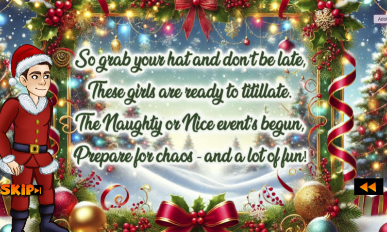 She Means Business game: Naughty Or Nice