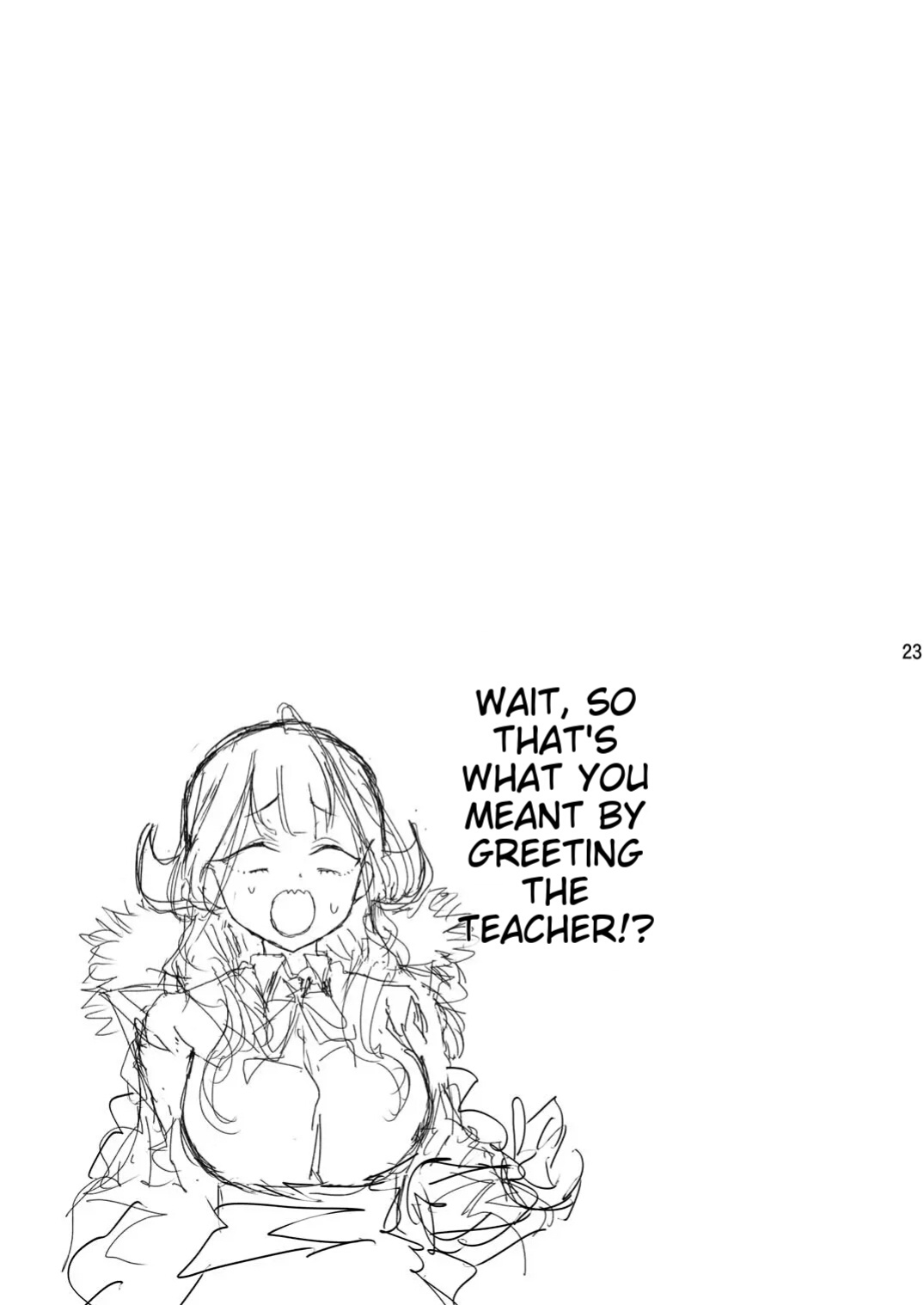 [Vagina Dentata (Hirota Masatane)] Sensei ni Goaisatsu o | A GREETING TO THE TEACHER (Blue Archive)