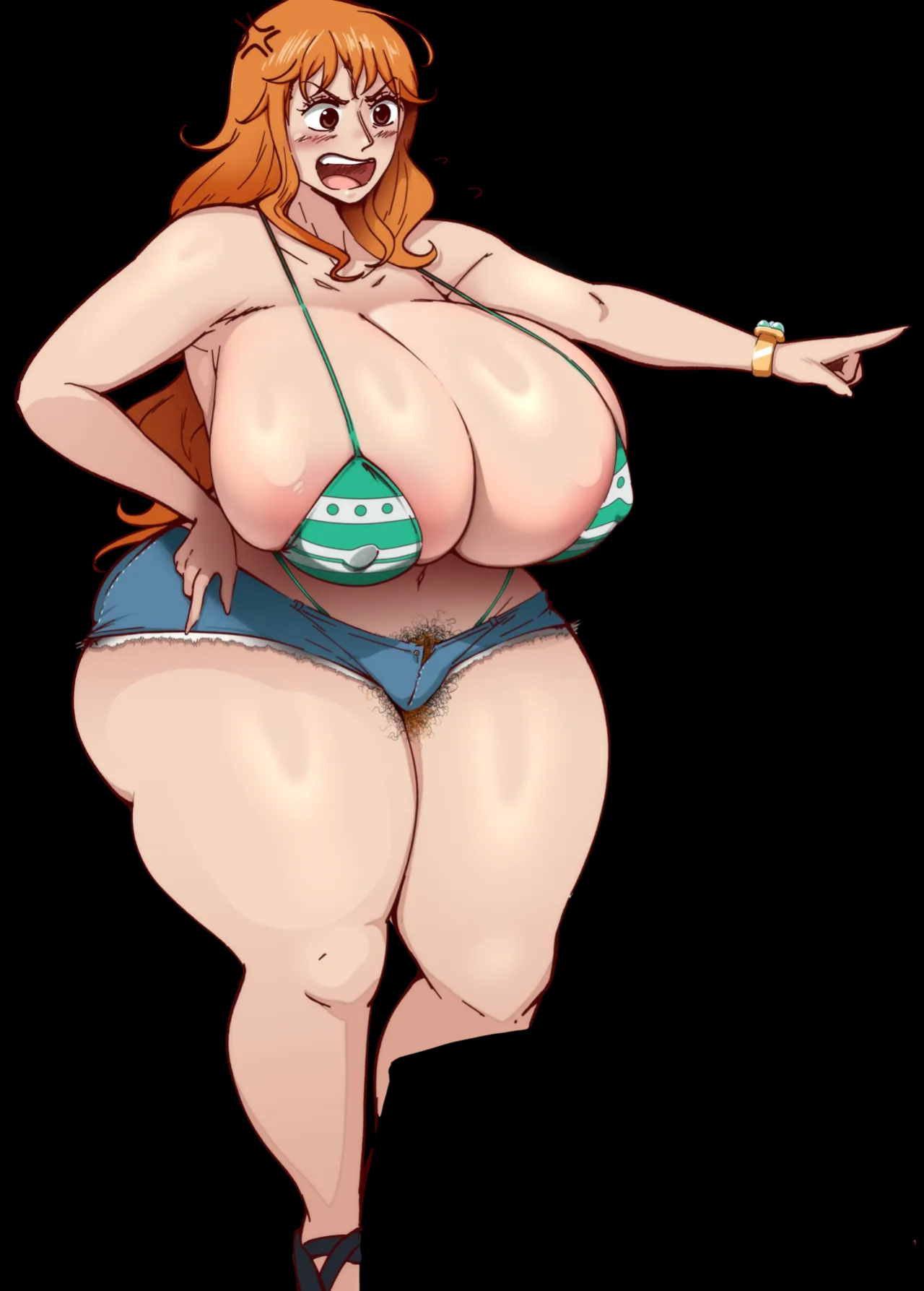 [BitterCream] Nami and Robin x Haredas [Uncensored] (One Piece)