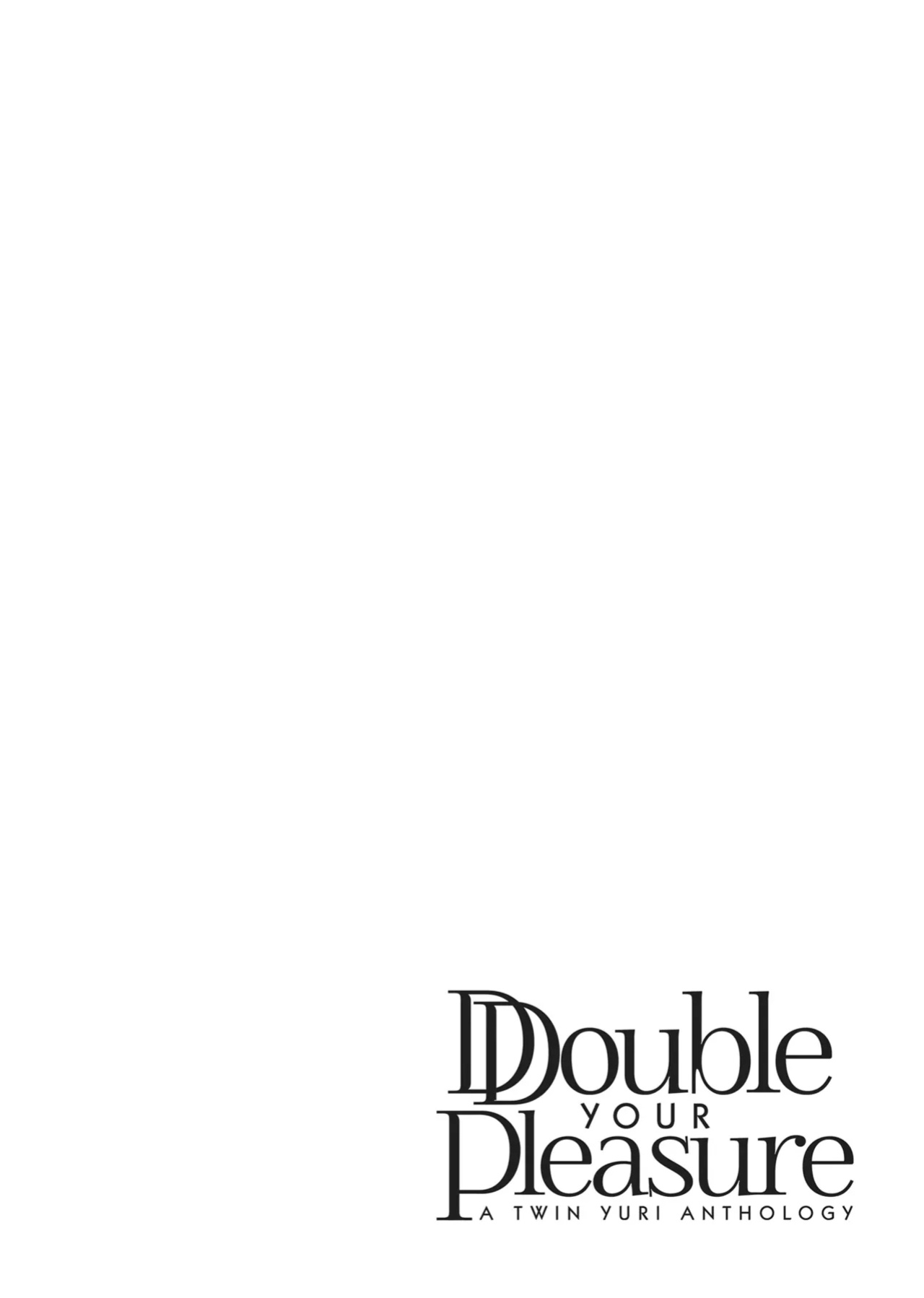 [Anthology] Double Your Pleasure – A Twin Yuri Anthology