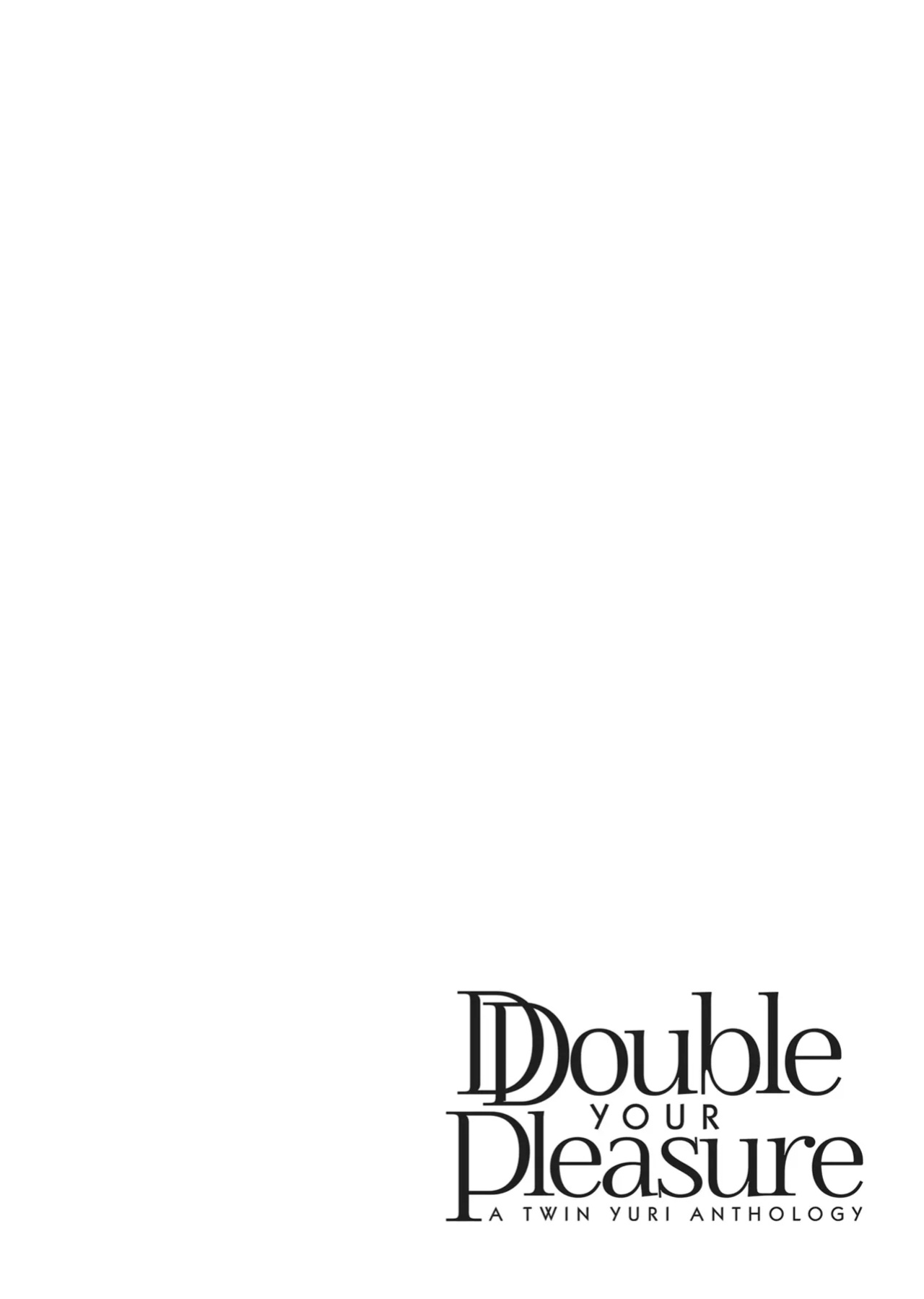 [Anthology] Double Your Pleasure – A Twin Yuri Anthology