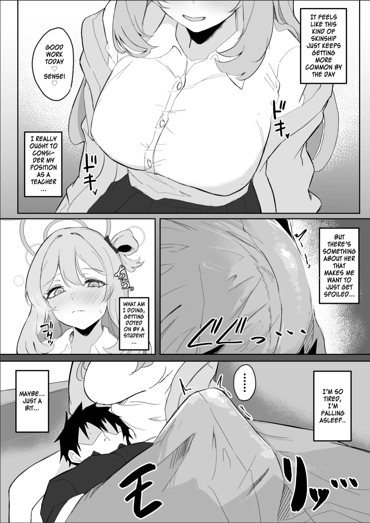 [Nanao Jyuukou (Nanao)] Sensei, Otsukare desu yo ne? | You must be tired, Sensei (Blue Archive) [SDF]