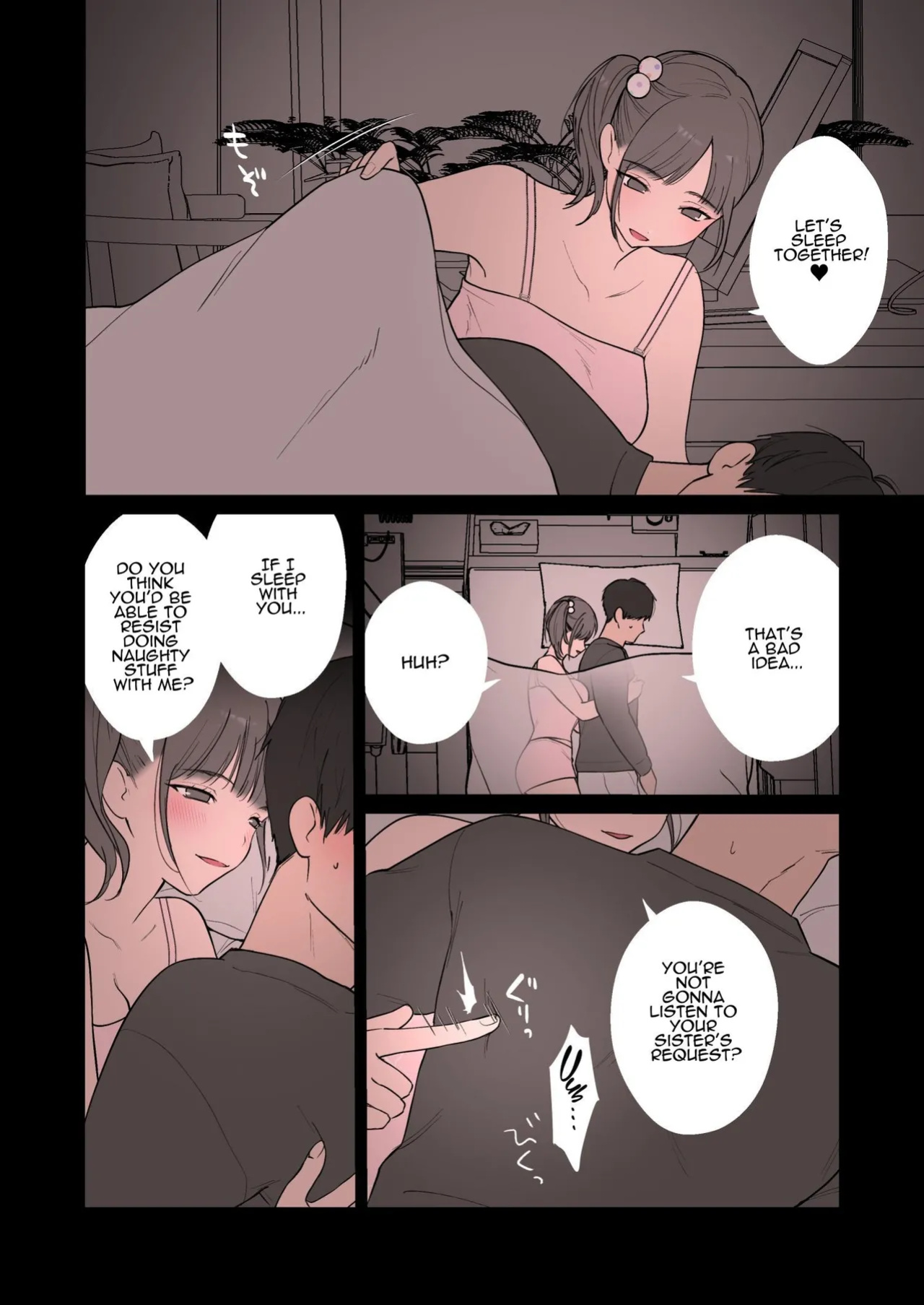[Ikinariya (Ikinari)] Wrung Dry By My Sister Every Night Under The Sheets [ADTL]
