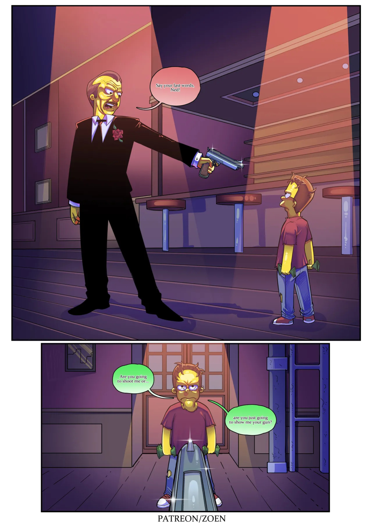 The Simpsons "Bad Boy" By: Zoen. Patreon