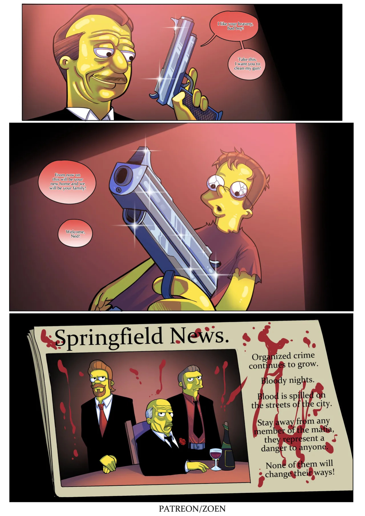 The Simpsons "Bad Boy" By: Zoen. Patreon