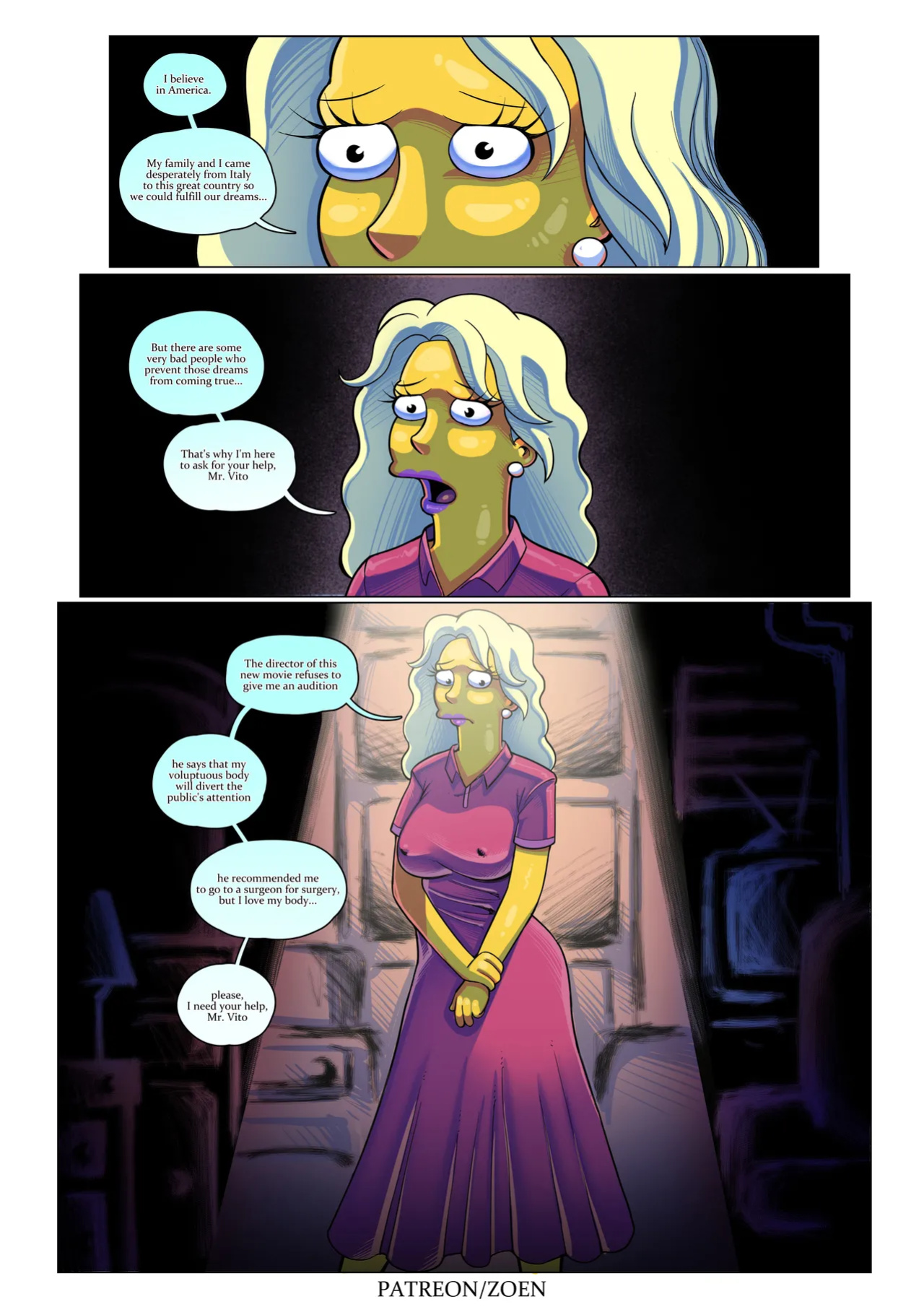 The Simpsons "Bad Boy" By: Zoen. Patreon