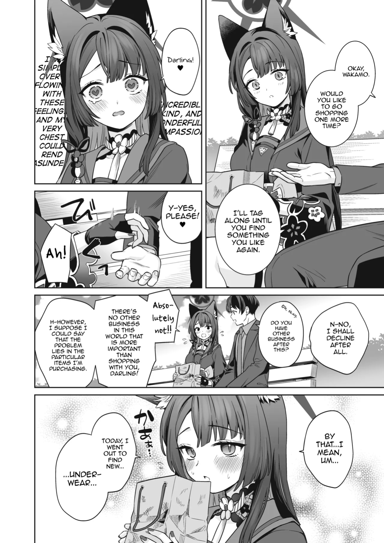 [NOMIYAGUMI (Ichinomiya)] Junjou Renjou Hatsujou Kitsune -3- | Pure♥Lovestruck♥Fox in Heat -3- (Blue Archive) [mysterymeat3]
