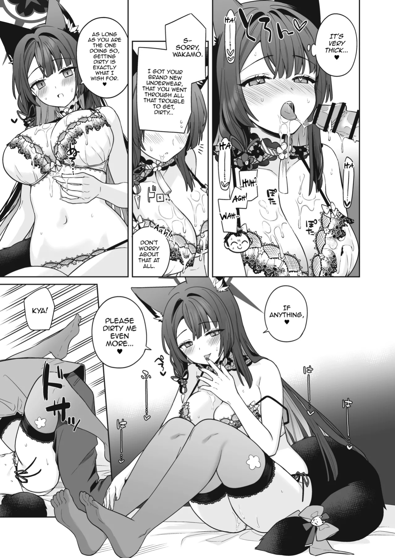 [NOMIYAGUMI (Ichinomiya)] Junjou Renjou Hatsujou Kitsune -3- | Pure♥Lovestruck♥Fox in Heat -3- (Blue Archive) [mysterymeat3]