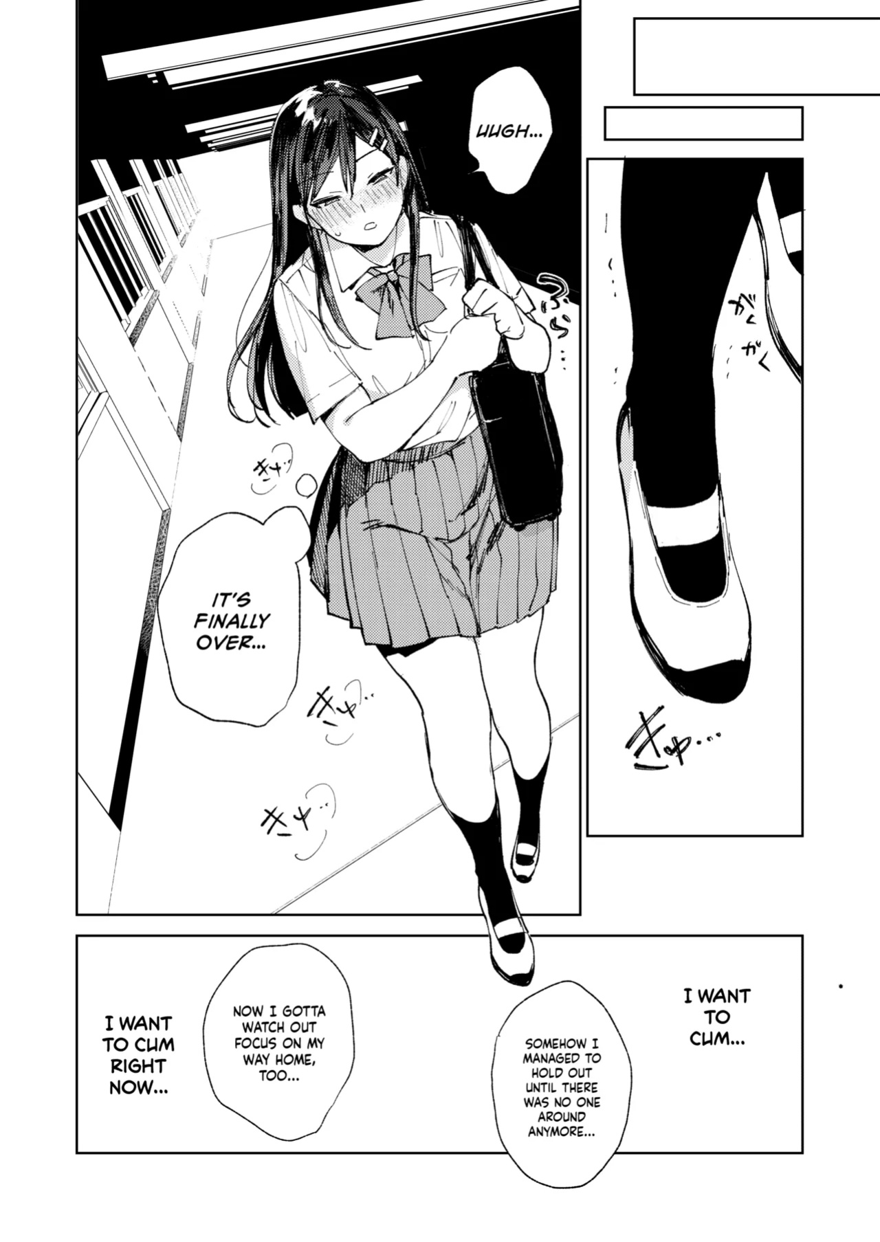 [BOOCH (Booch)] Kiritsu ni Kibishii Fuuki Iinchou wa Kounai de Himitsu no Dosukebe Onanie ga Yamerarenai! | The Strict Head of the DIsciplinary Committee Just Can't Stop Masturbating at School! [Shiromaru]