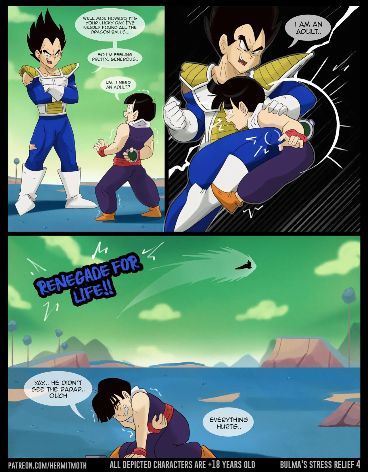 Bulma’s Stress Relief (Dragon Ball Z) [Hermit Moth]