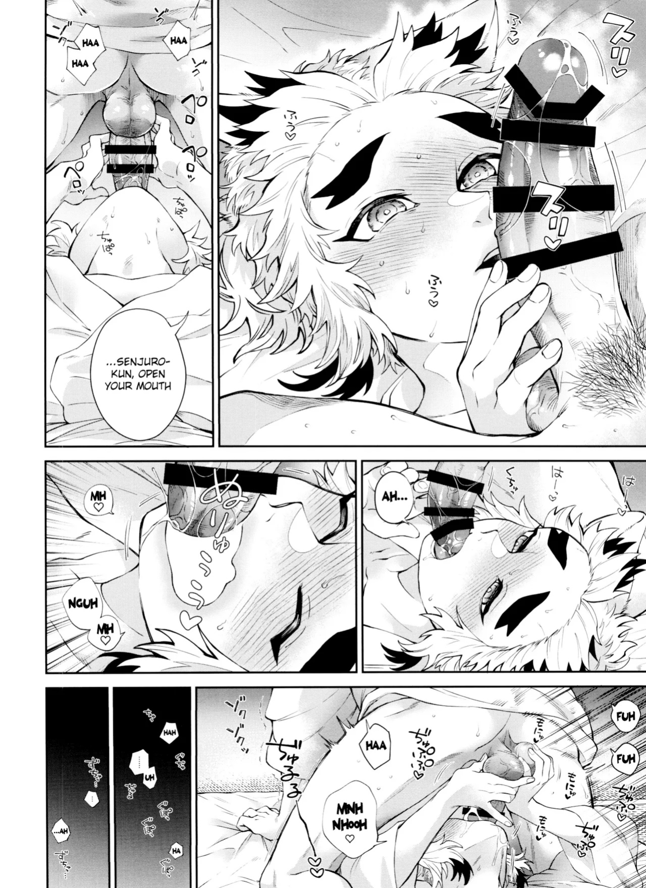 (Tanjoubi ni wa 1000 no Hanataba Hoshi ni Negai o. 2022) [Mekao (Den Meka)] Kitsune Musubi Ni | Tying the Knot with a Fox 2 (Kimetsu no Yaiba) {Chin²}