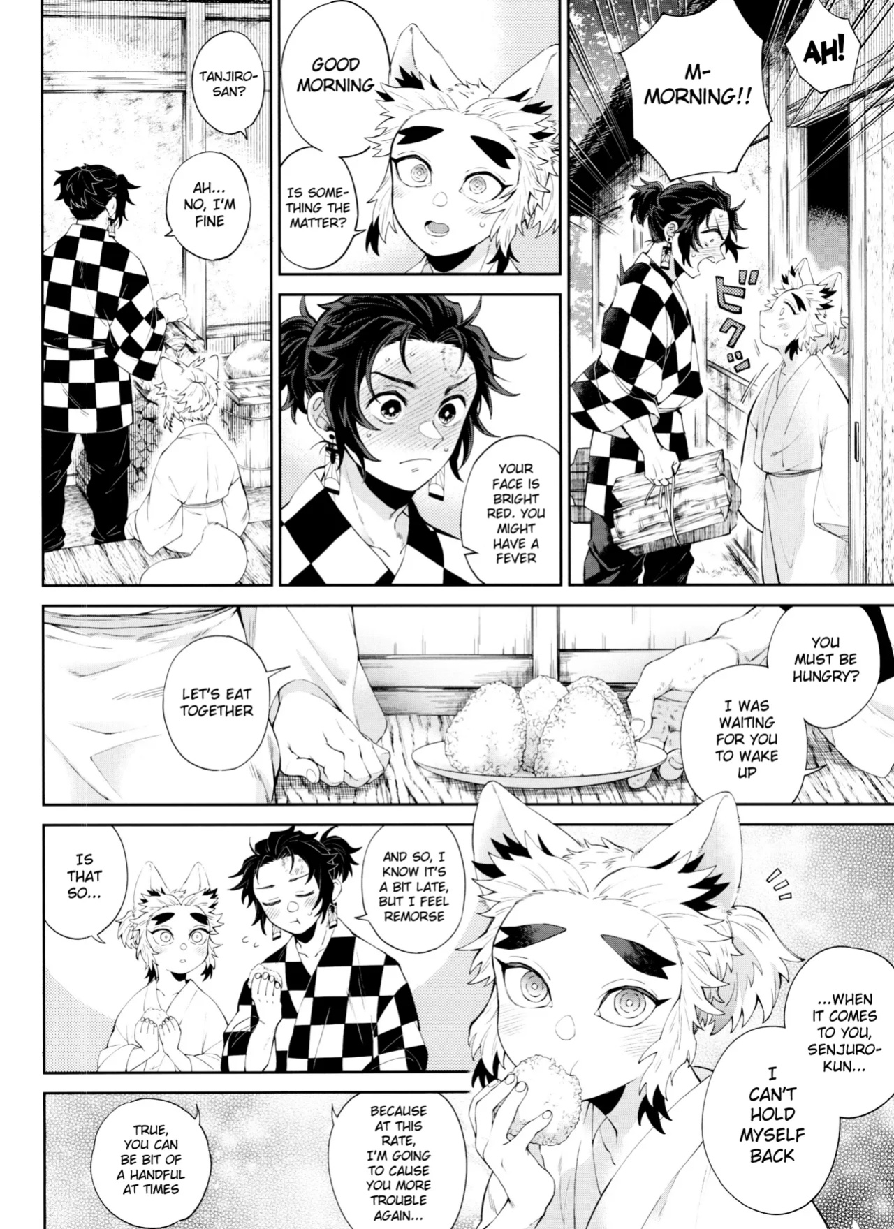 (Tanjoubi ni wa 1000 no Hanataba Hoshi ni Negai o. 2022) [Mekao (Den Meka)] Kitsune Musubi Ni | Tying the Knot with a Fox 2 (Kimetsu no Yaiba) {Chin²}