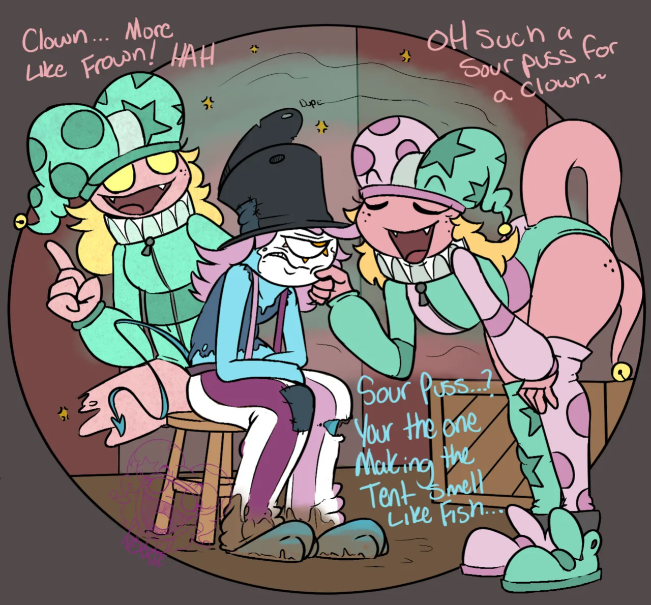 [NexxieTheJester] Commission for BungleBody + Extra