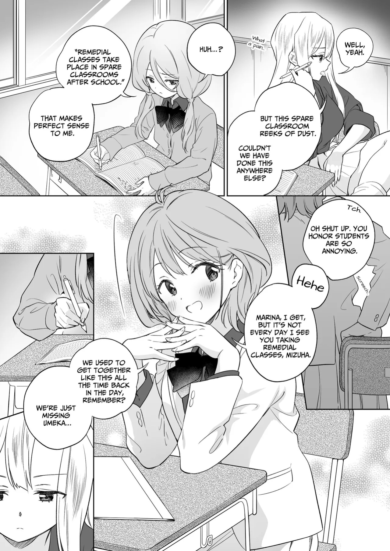 [Gutsutoma (Tachi)] Minna de Ecchi na Yurikatsu Appli ~Ee Kono Naka ni Kakattenai Ko ga Iru!?~ 3 Zenpen | A Sexy Yuri App 3 ~What?! One Of You Isn't Mesmerized!?~ Part 1 [IXIA WORKS]