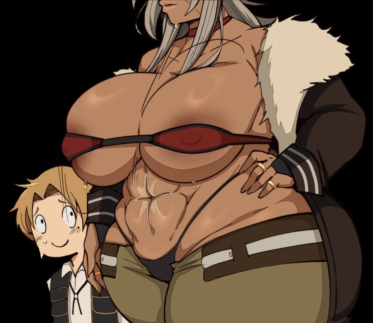 [Bittercream] Ghislaine Dedoldia Tavern Visit [Uncensored] (Mushoku Tensei)