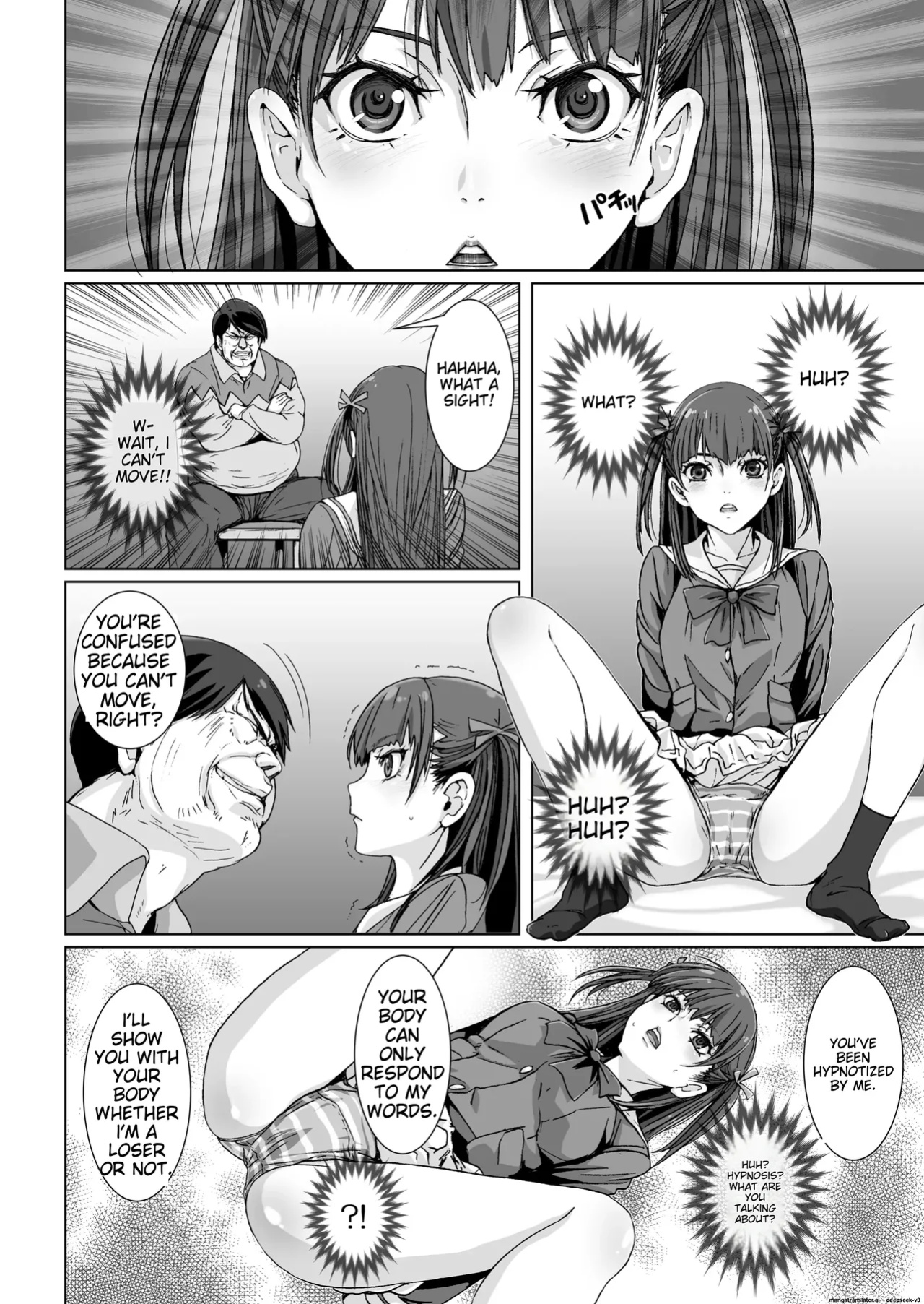 [STUDIO PAL (Nanno Koto, Kenzaki Mikuri)] Kuso Ue Kara Mesen no Meikko o Saiminjutsu de Hazukashii Oshioki o Suru. | I use hypnotism to give my arrogant niece a humiliating punishment.