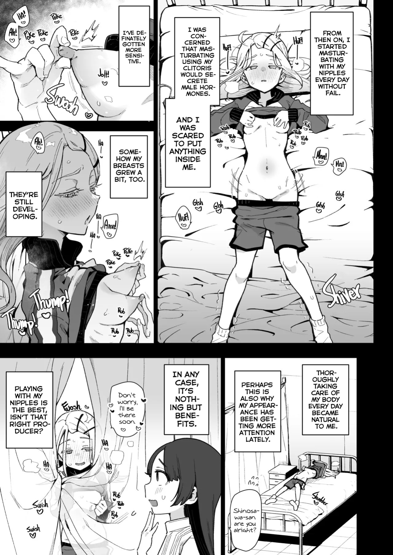 [Inbou no Teikoku (IN-KA of the Dead)] Shinosawa-san no Koubi Muki de wa Nai Karada | Shinosawa-san's Body Isn't Ready for Mating! (Gakuen IDOLM@STER)