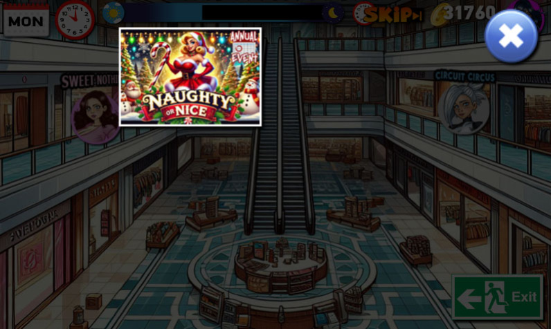 She Means Business game: Naughty Or Nice - Crystal
