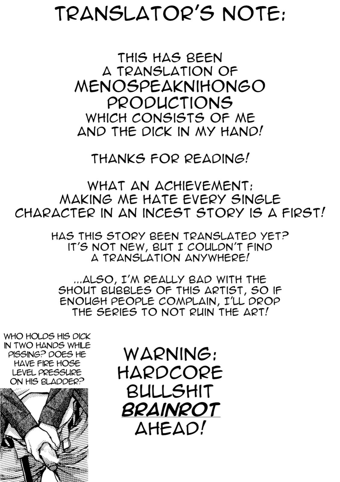 [Itaba Hiroshi] Houkai Kazoku | Dysfunctional Family Ch. 1 (Kazoku Soukanzu) [menospeaknihongo]