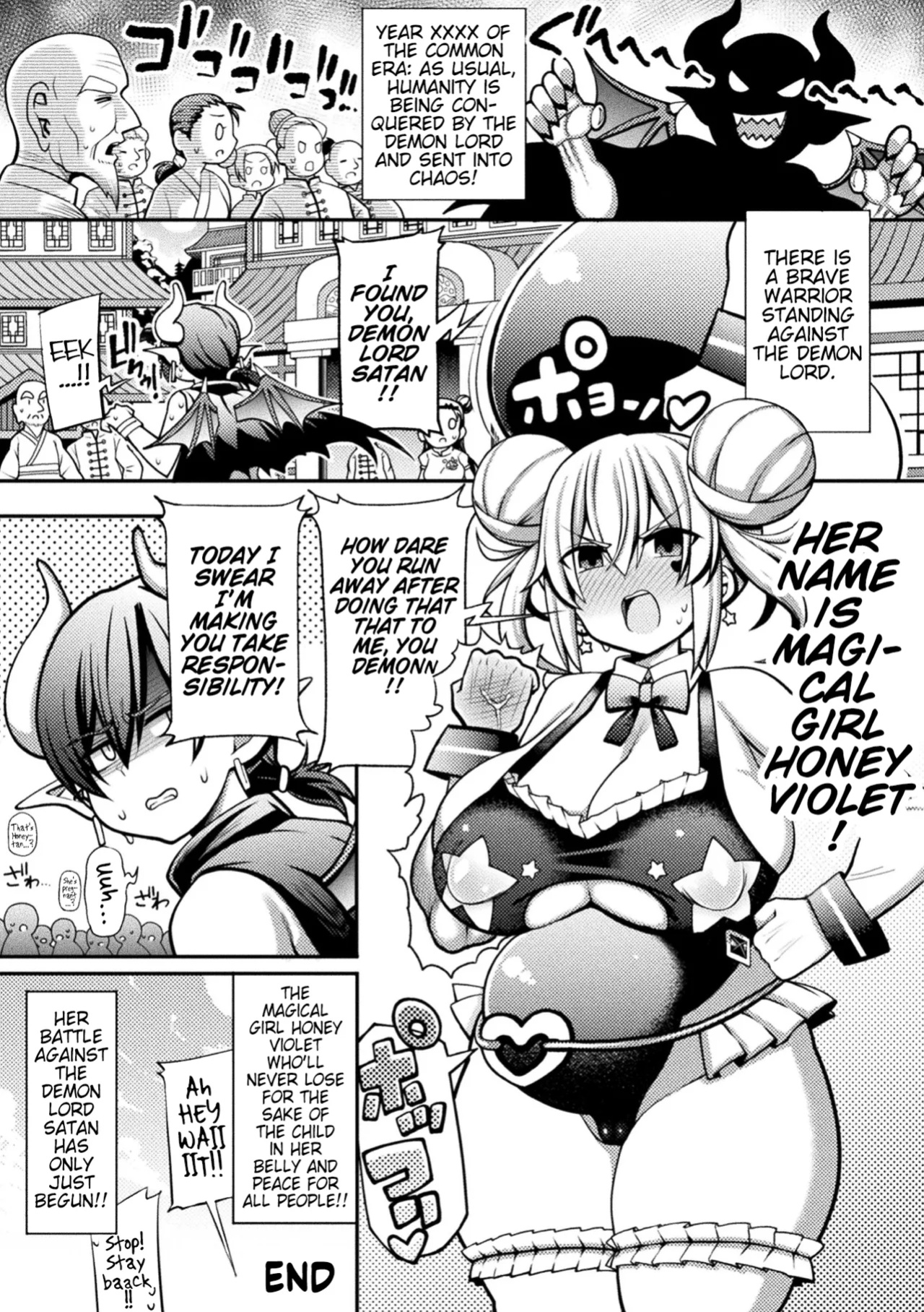[Rityou] Makeruna! Mahou Shoujo Hanii・Baiorettotan! ~Maou Satan no Gyakushuu~ | Don't Lose! Magical Girl Honey Violet-tan! ~The Demon Lord Satan's Counterattack~ (Kukkoro Heroines Vol. 13) [Pangean]