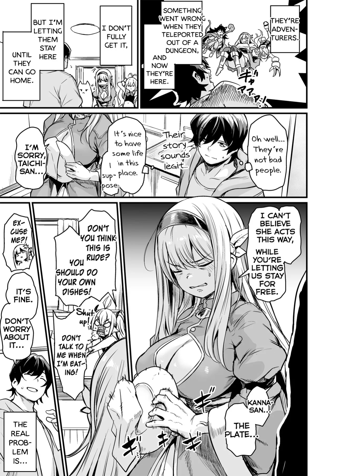 [Ikkizuka (Kizuka Kazuki)] Isekai kara Kimashita. | They Came From a Different World