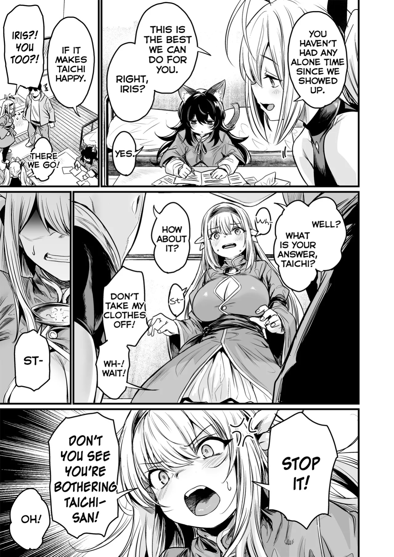 [Ikkizuka (Kizuka Kazuki)] Isekai kara Kimashita. | They Came From a Different World