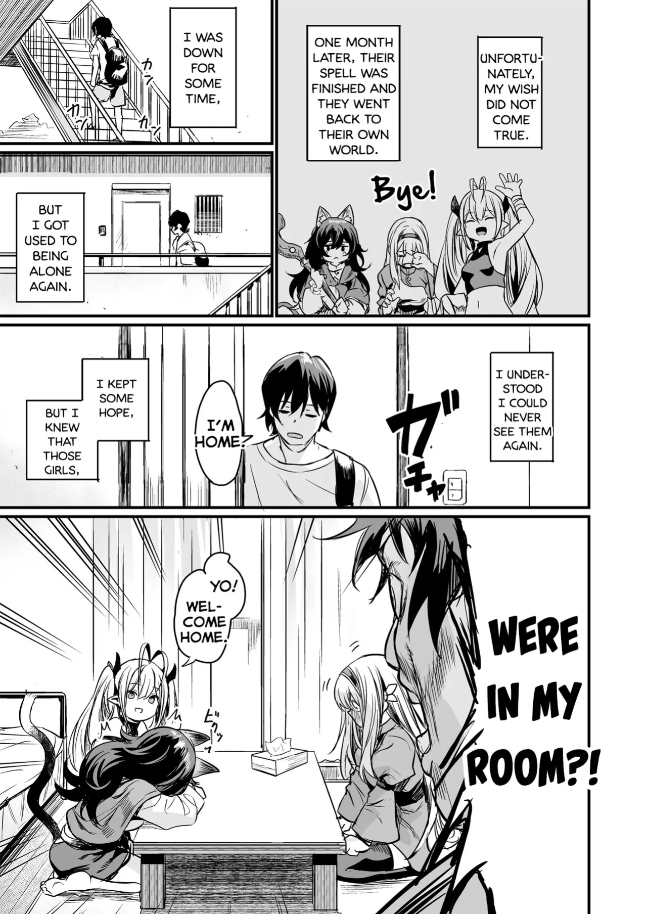 [Ikkizuka (Kizuka Kazuki)] Isekai kara Kimashita. | They Came From a Different World